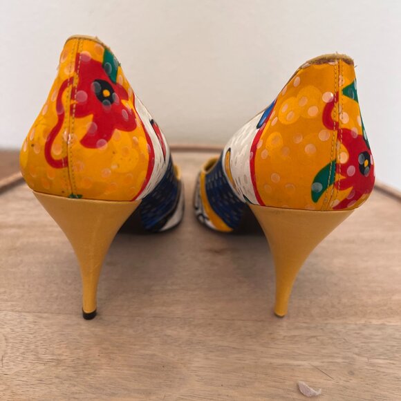 80's Stuart Weitzman Artsy Pumps - Heels - Size 8.5 - Picture 12 of 13